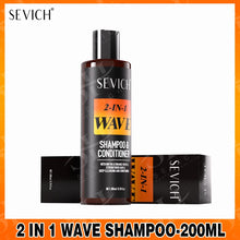 Pomada de control de ondas con biotina de 3.53 oz para hombres Sevich Sport, gel para cabello ondulado de fijación fuerte con cepillo, aceite, champú y acondicionador para cabello ondulado