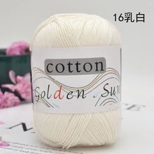 1Pc 50g Hand knitting 100% cotton yarn soft crochet yarn to knit sweater blanket hat line crocheting amigurumi doll bag threads