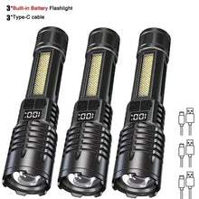 Rechargeable COB LED Flashlight with Side Light for Camping and Hiking - image 7