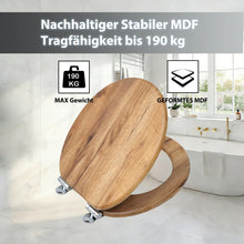 Sainos Universal Wc Seat with Soft Close Toilet Seat Cover Wood Toilet Lid Toilet Seat Many Colorful Motifs Toilet Topper