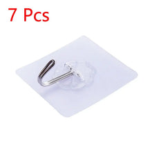 Transparent Wall Hooks Strong Self Adhesive Door Wall Hangers Hook Home Storage Hooks Suction Cup Heavy Load Hook Holder Racks