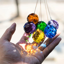 Faceted Glass Crystal Ball Prism Suncatcher Pendant for Hanging Decor - image 4