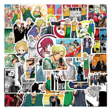 55PCS KPOP Sakamoto Days Movie Anime Japanese Theme Party Scooter Luggage Water Cup Graffiti Stickers Gift