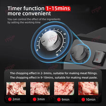 ITOP FC505 5.5L Commercial Food Chopper Adjustable Timer Copper Motor Ideal for Veggie & Meat Processing Vegetable/Meat Cutter
