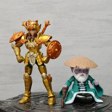En existencia Blokees Saint Seiya Caja Ciega Stars 2 Sagitario Libra Acuario Modelo de ensamblaje Periférico de animación Regalo