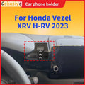 Vehicle Phone Mounts For Honda Vezel XRV H-RV HR-V HRV 2023 Car Phone Holder Special Fixed Base Wireless Charging Accessories