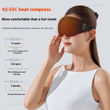 New  3D Heating Eye Massager Vibration Hot Compress Relieve Adult Eye Fatigue for Sleeping Block Out Light Eye Mask Gift