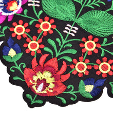 Heart Shape Flower Embroidery Applique Patches For Clothing Iron On Patch DIY Clothes Jackets Sewing Craft