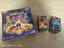 En existencia Blokees Saint Seiya Caja Ciega Stars 2 Sagitario Libra Acuario Modelo de ensamblaje Periférico de animación Regalo