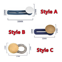 New 10/5/1PC Metal Button Extender For Pants Jeans Free Sewing Adjustable Retractable Waist Extenders Button Waistband Expander