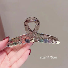 Colored Rhinestone Hair Claw Clips, Shark Clip Hair Grips in 3 Sizes - image 3