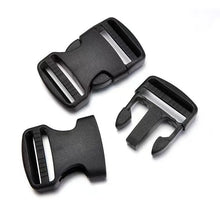2 piezas de hebillas ajustables dobles de 20/25/32/38/50 mm, hebillas de liberación lateral de plástico, accesorios para mochilas, cinturones, bolsos y correas.