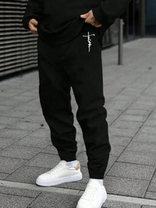 Casual Quality Autumn Winter Men's Tracksuit Daily Fashion Single Sweatshirts Sweatpants Men Sports Comfort Simplicity Outdoor
