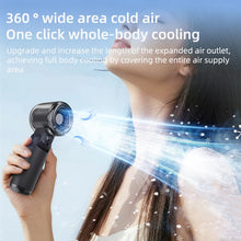 Portable Mini Fan Water Mist Spray Fan 3600mAh 5 Speeds Handheld Foldable Neck Hanging Small Fans Humidifier USB Rechargeable