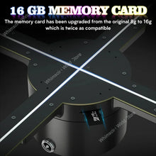 50cm Wifi Holographic Fan 3D Advertising Machine 576 LED Sign Neon Smart HD Player  Free large-capacity memory card