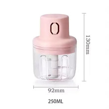 Electric Garlic Crusher USB Wireless Mini Vegetable Cutter Meat Grinder Sturdy Press Mincer Food Chopper Mixer Kitchen Tools