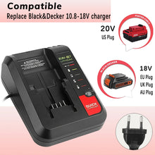 For black decker charger Li-ion Battery Charger Porter Cable 10.8V 14.4V 18V 20V PCC690L L2AFC FMC690L FMC688L 686L B&D