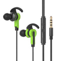 Auriculares estéreo con cable de 3.5 mm, micrófono con cancelación de ruido, para juegos PUBG, deportes, bajos y diseño de aleta de tiburón