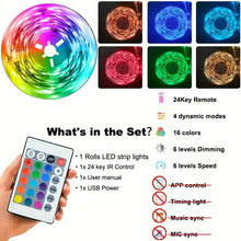 USB RGB LED Strip Lights with App Control, 5050 Color Changing TV Backlight - image 8