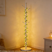 2M 20LED Willow Curtain Copper Wire String Light Imitation Leaf Battery Box Powered Constant Brightness Decorative Light String