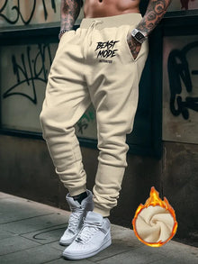 Autumn Winter Running Joggers Sweatpants Sport Casual Trousers Fitness Gym Breathable Pants 2024 Number Printed Men's Pants New