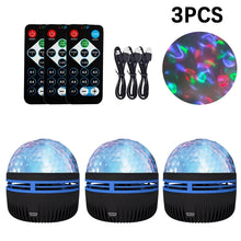 Rotating Star and Moon Projector Night Light, USB Magic Ball Stage Lamp - image 7