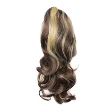 Long Hair Bun Wig Ponytail High Temperature Silk Fiber Clip 17 Inch Natural Looking Wig Fashion Elegant Long Hair Daily Curl Wig