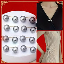 Colorful Pearl Brooch Waist Fixer Pins For Loose Jeans Dress Clothing Shiny Pearl Gem Curtain Fixing Pin Safety Beautiful Brooch