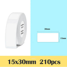 Niimbot D11 Label Sticker White Label Paper Roll Waterproof Thermal Paper Self Adhsive D11 D110 Paper Sticker for NIIMBOT Label