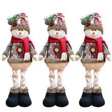 casa decoração decoracion casa Home decoration Christmas Santa Snowman-Reindeer Christmas Decoration Leg Table Mantel Decoration