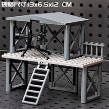 DIY assembling toys for the building block model MOC scene of the gun arsenal of military base. party favors for kids birthday