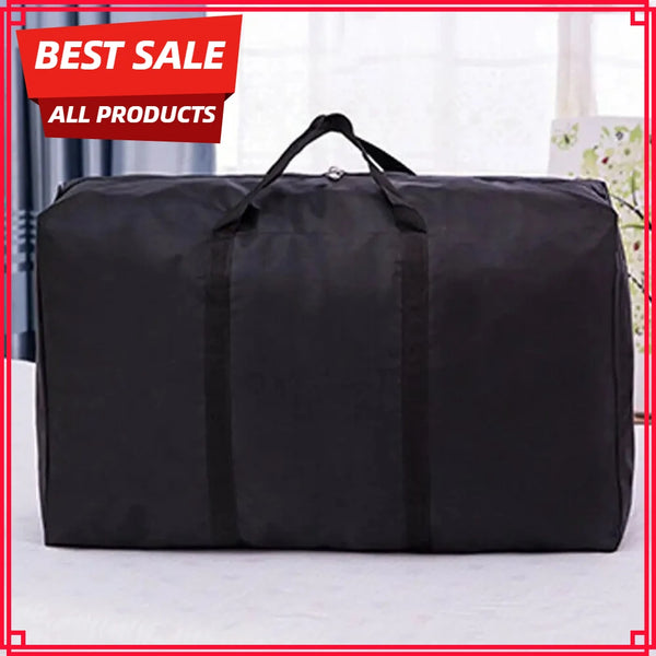 Unisex Large Waterproof Luggage Travel Clothes Storage Bags Zipper Oxford Bag Foldable Portable 80*48*25cm Home Storage Bags