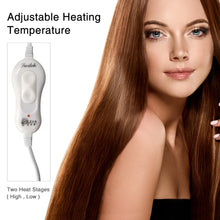Hair Steamer Cap 220V Electric Heat Cap for Deep Conditioning Hot Oil Hair Mask Repair Damaged Hair Reduce Frizz Split Ends Home