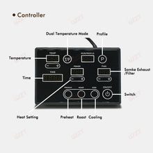 GZZT CBR Automatic Coffee Bean Roaster with 3 Baking Curv Commercial Roaster Electric Roasting Machine Grain Dryer 110V 220V