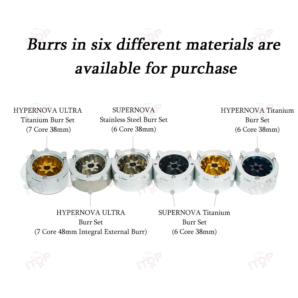 ITOP 48mm Seven-Core Burr Set for ITOP 03 Electric Coffee Grinder, VS3 Espresso