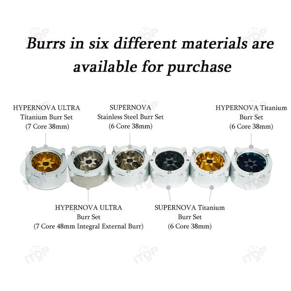ITOP Seven-core 48mm Burr 6 Type of Burr for ITOP 03 Electric Coffee Grinder Household Coffee Bean Grinder VS3 Grinder Espresso