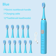 Sonic Electric Toothbrush Cleaning Brush For Adult Automatic Rechargeable Soft Hair Waterproof Ultrasonic Tooth Brush 4 heads
