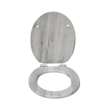 Sainos Universal Wc Seat with Soft Close Toilet Seat Cover Wood Toilet Lid Toilet Seat Many Colorful Motifs Toilet Topper