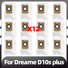 Compatible for Dreame D10s Plus Robot Vacuum Main Side Brush HEPA Filter Mop Pad Dust Bag Replacement Spare Parts Accessories