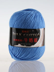1Pc 50g Milk Cotton Knitting Yarn Crochet Yarn Hand Knitted Line DIY Knit Sweater Scarf Hat sock blanket amigurumi threads 120M