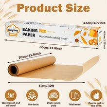 Non-stick Parchment Paper Roll for Air Fryer Baking Bread Cake Cookies Egg Dart Cooking Grilling Steaming Kitchen Cooking Supply
