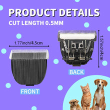 2/3pcs Dog Grooming Replacement Blades Compatible with ONEISALL Dog Low Noise Clipper & Hair Clipper Blade Size 30 1/50"