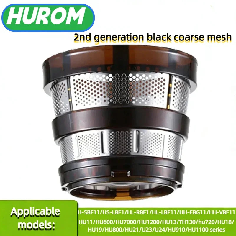 Slow juicer filter,HUROM  large hole juice filter, suitable for Hurom HU-11/HU-19/H-SBF11 series accessories juice filter basket
