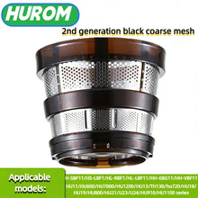 Slow juicer filter,HUROM  large hole juice filter, suitable for Hurom HU-11/HU-19/H-SBF11 series accessories juice filter basket