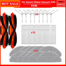 For Xiaomi Vacuum cleaner S20 / D106  E12 E10 B112 Accessories Replacement Main Side Brush Mop Cloth Filter Parts