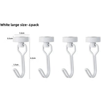 Heavy Duty Neodymium Rare Earth Magnetic Hooks for Cruise Ship Refrigerator Kitchen Home Office Hanging Organization Strong Hold