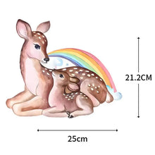 Cute animal heat transfer T-shirt print Iron On denim jacket DIY decoration bear and wolf animal washable stickers