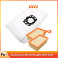 Replacement Of Filter Bags Parts for Karcher MV4 MV5 MV6 WD4 WD5 WD6 for Karcher WD4000 to WD5999 Part#2.863-006.0