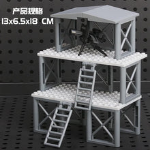 DIY assembling toys for the building block model MOC scene of the gun arsenal of military base. party favors for kids birthday