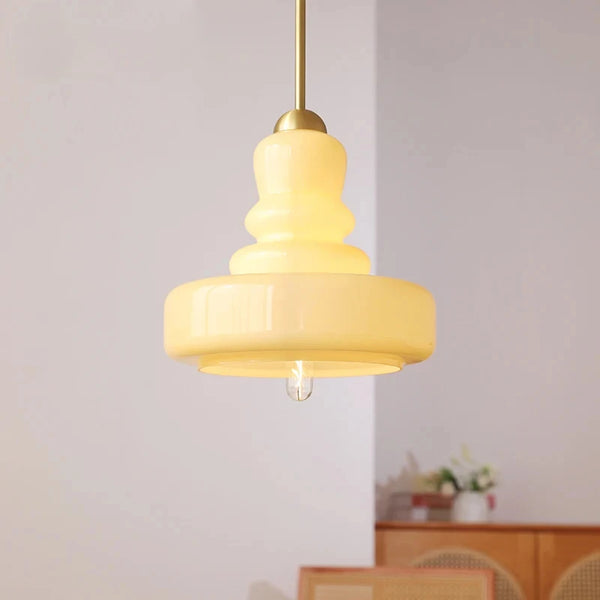Modern Nordic Retro Glass Pendant Light Dining Room Hanging Chandelier E27 Fixture For Living Room Bedroom Kitchen Decoration L